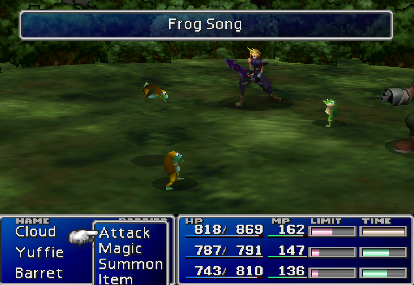Frog Song Enemy Skill
